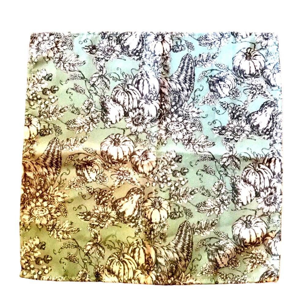 Well Dressed Home Pumpkin Fall/Autumn Dinner Napkins (4). OS
